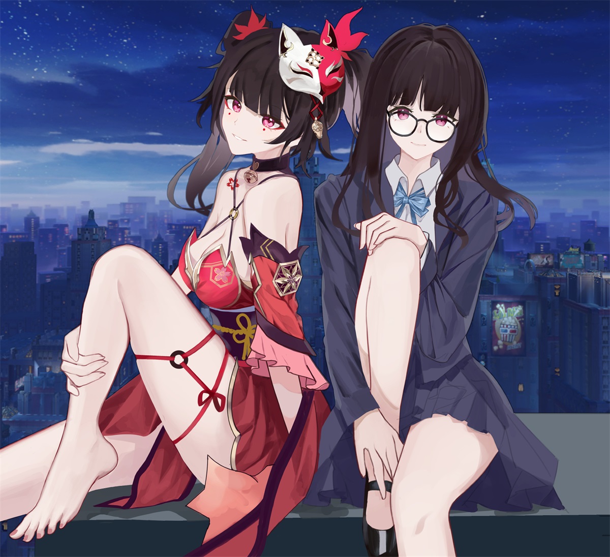 [精选插画] 崩坏：星穹铁道 花火小合集 蔚蓝档案 陆八魔爱露 天雨亚子 [35P/163MB]