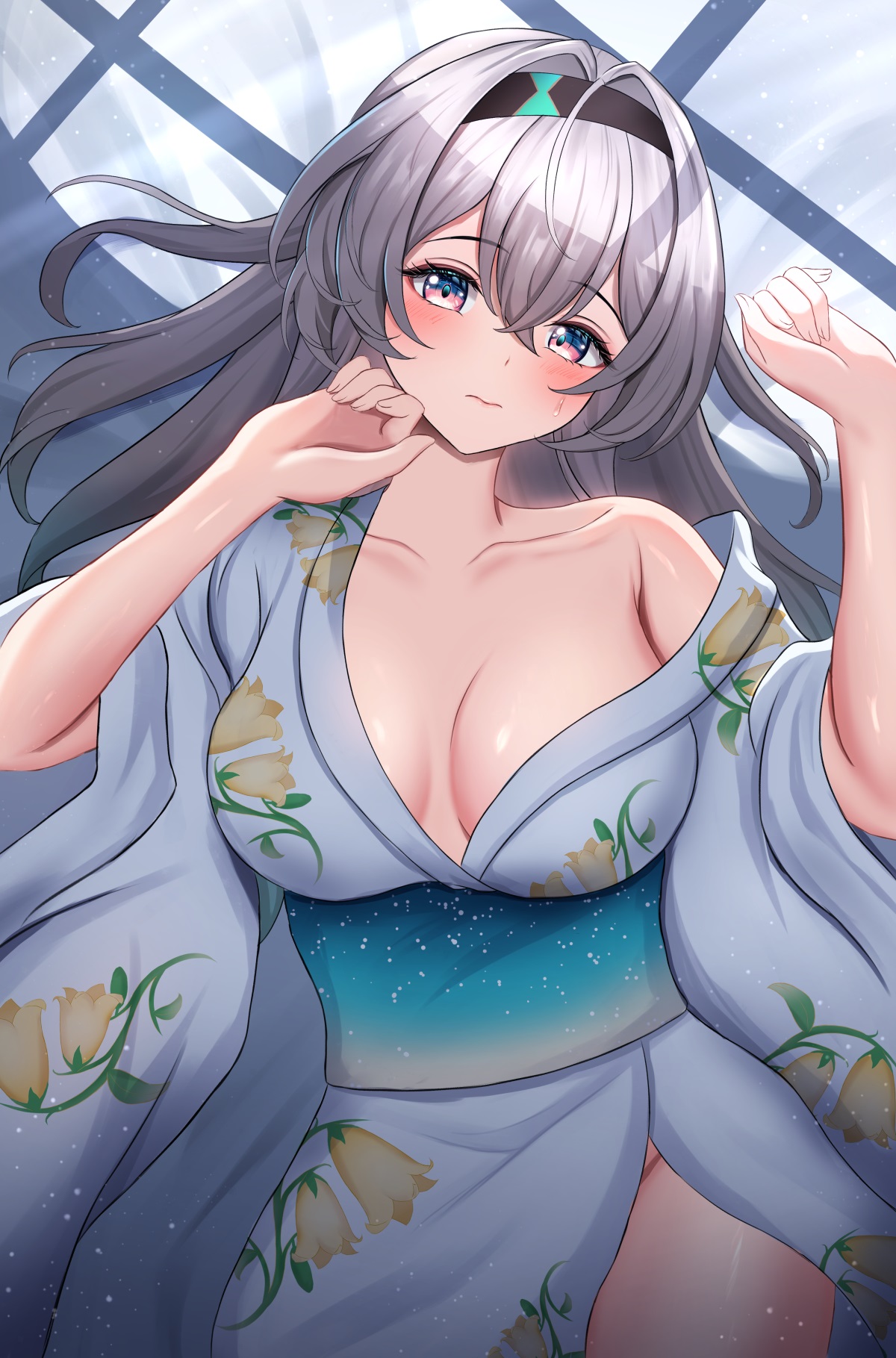 [精选插画] 绝区零 妮可 白毛双马尾美少女 飞鸟马时泳装 [23P/137MB]