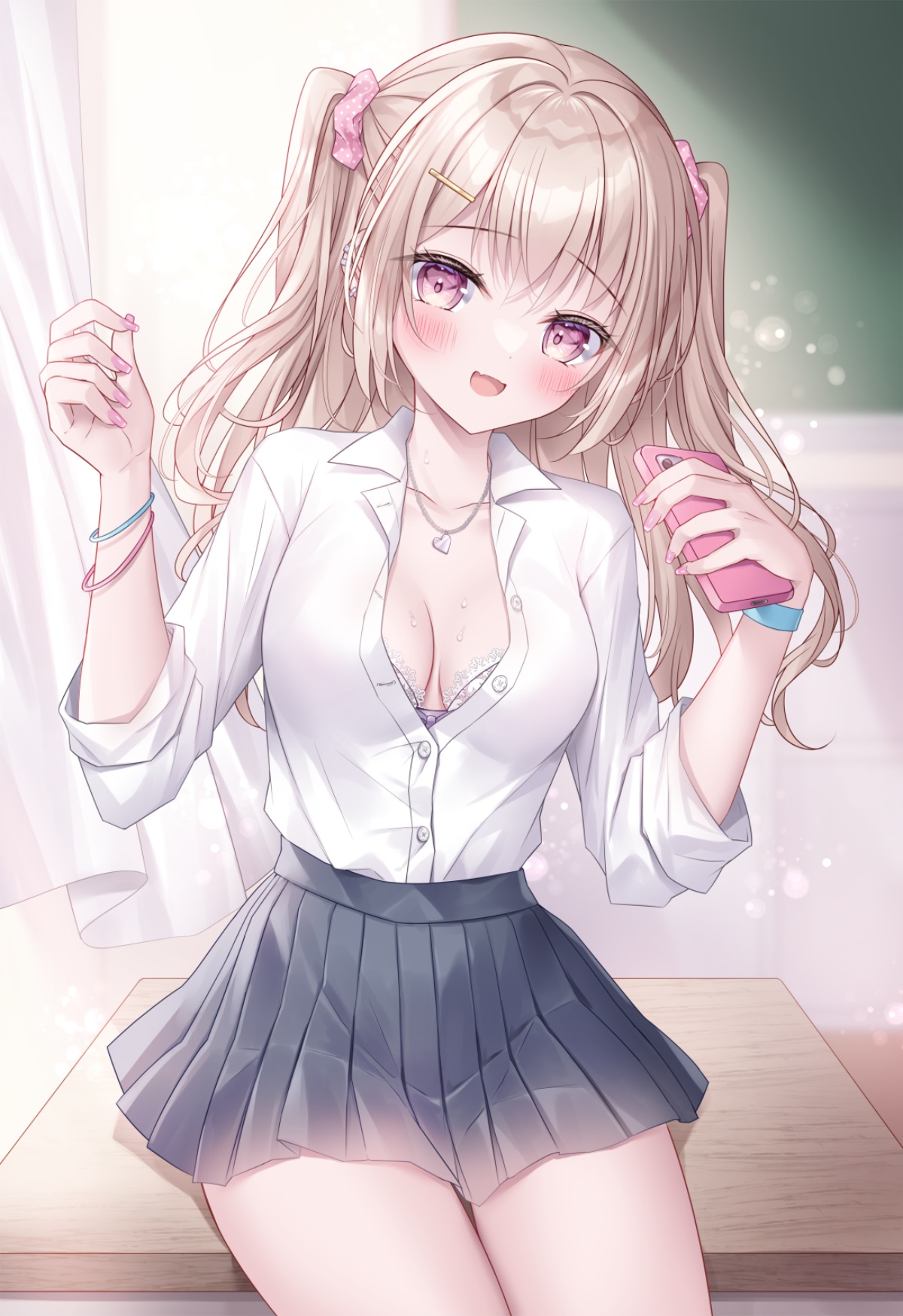 [精选插画] 绝区零 妮可 白毛双马尾美少女 飞鸟马时泳装 [23P/137MB]