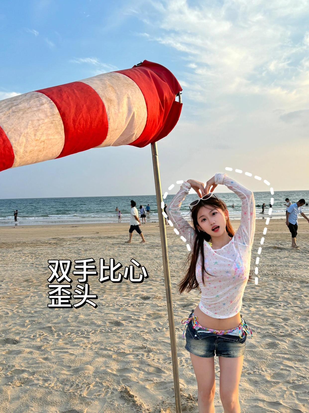 去海边不会拍照,一些好用动作,海边拍照好看又有氛围感