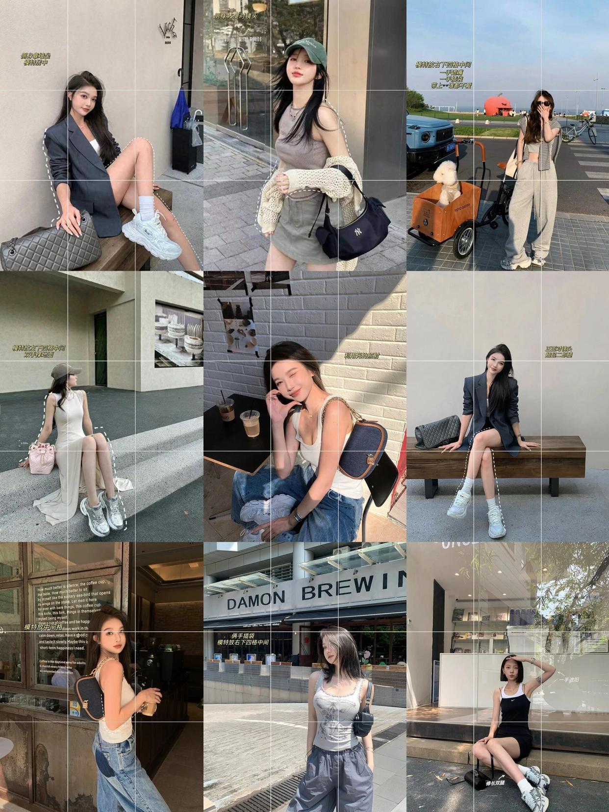 个性女生拍照姿势,学这9个,拍照轻松自然又好看