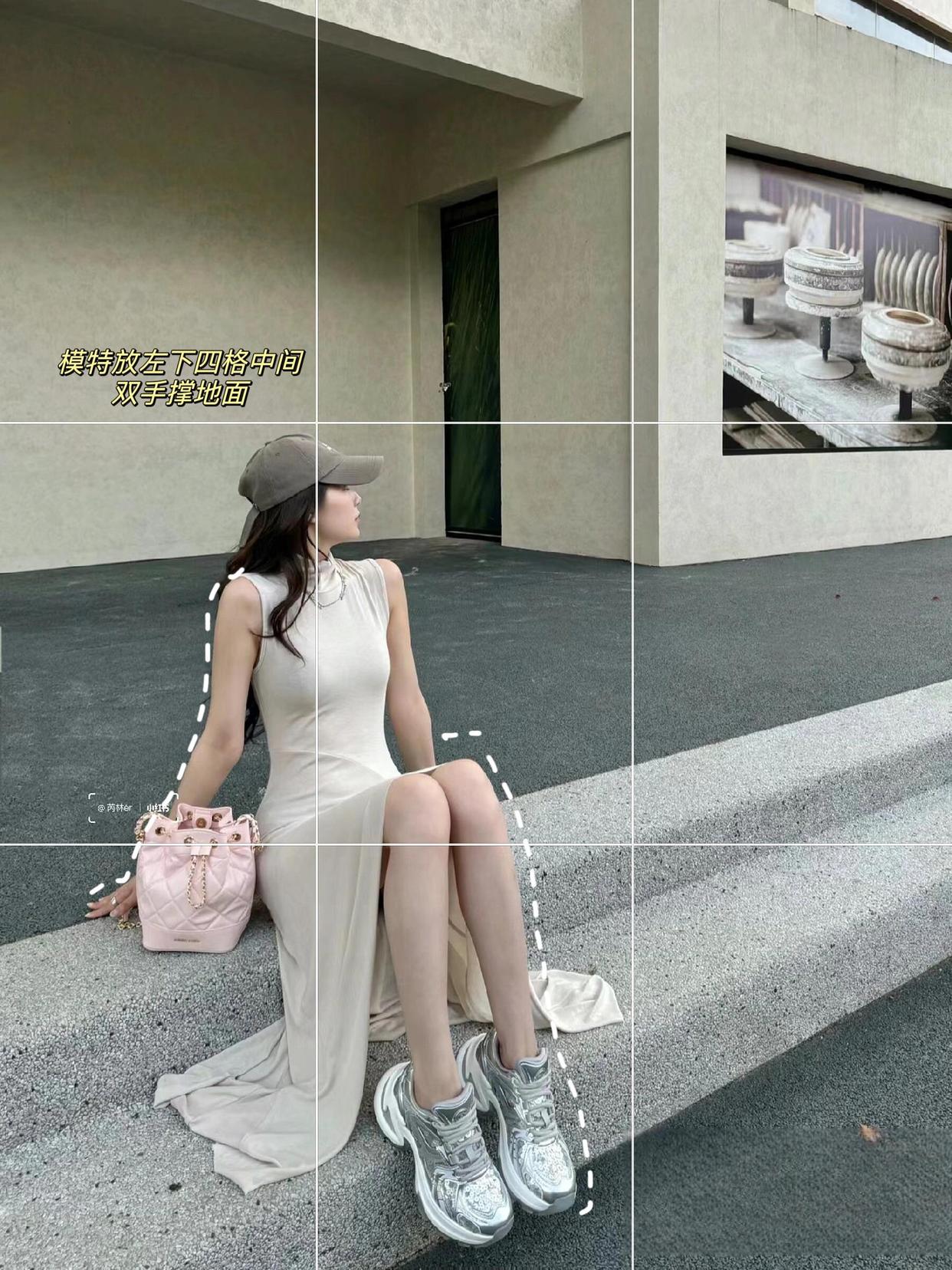 个性女生拍照姿势,学这9个,拍照轻松自然又好看