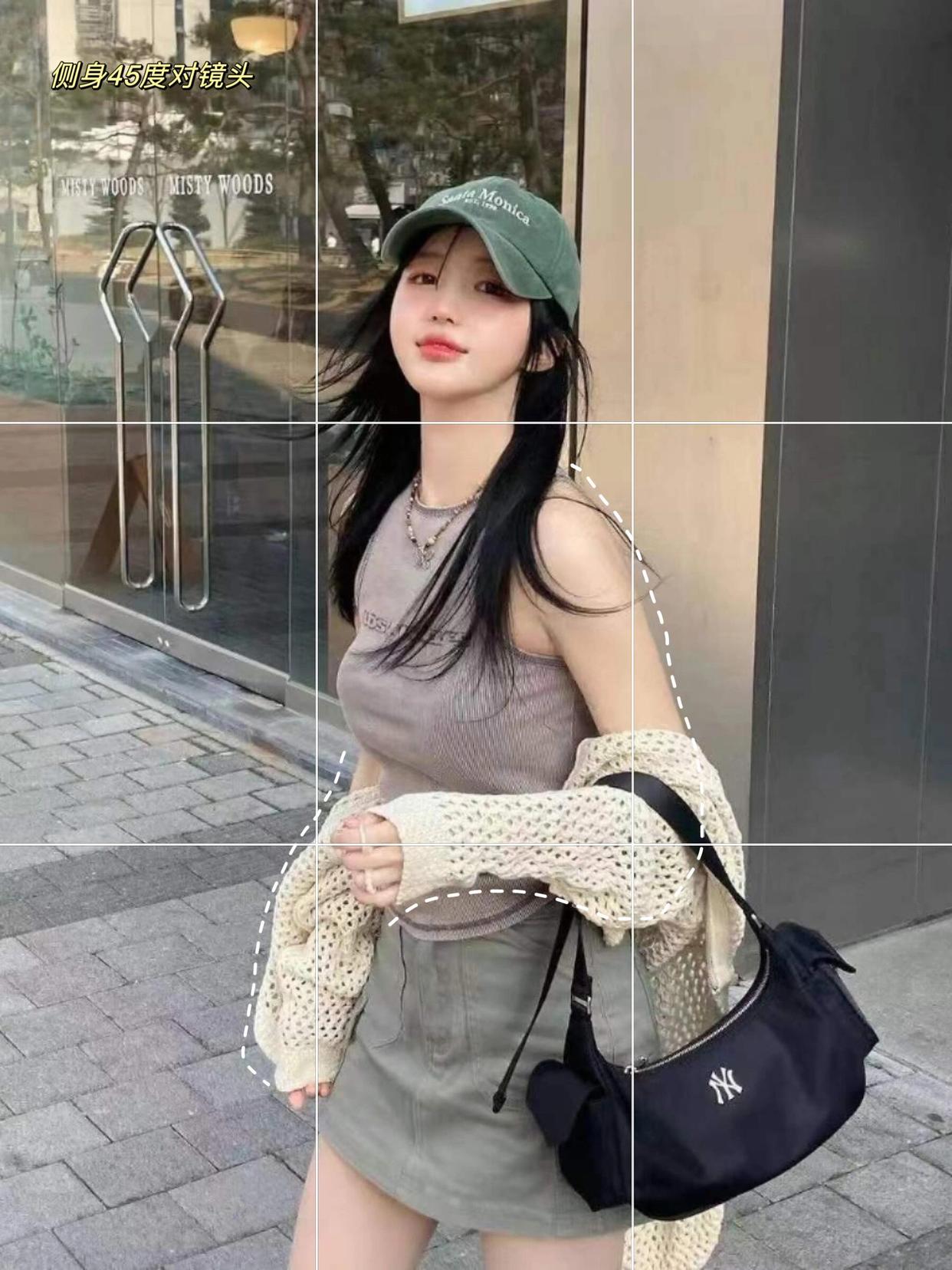 个性女生拍照姿势,学这9个,拍照轻松自然又好看