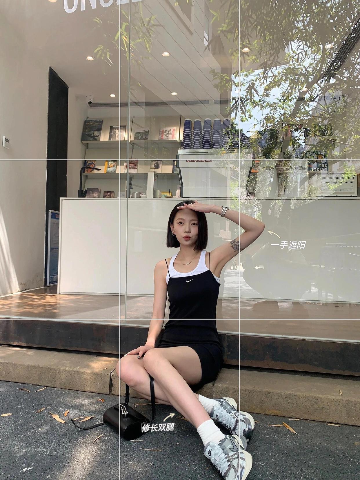个性女生拍照姿势,学这9个,拍照轻松自然又好看