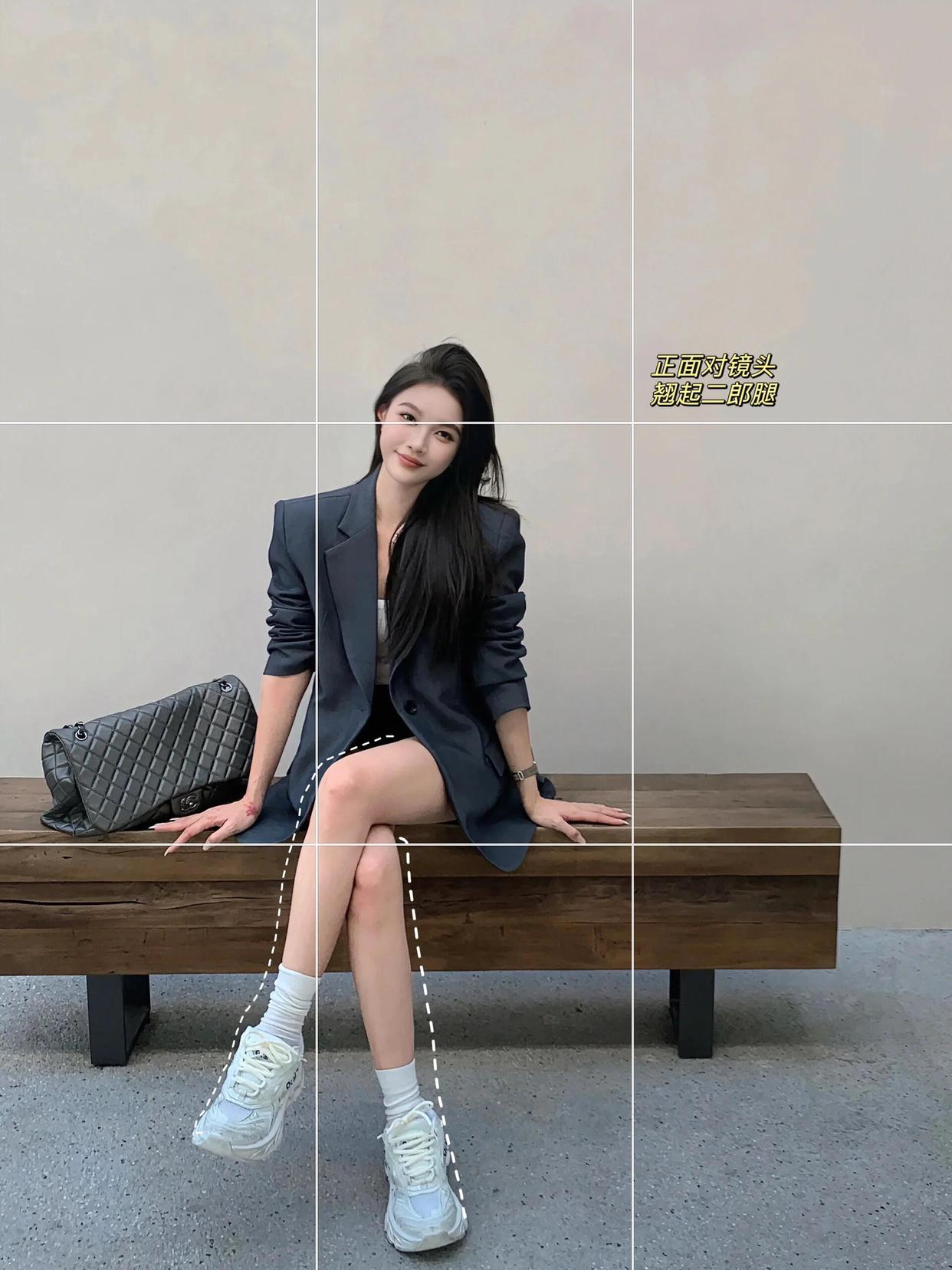 个性女生拍照姿势,学这9个,拍照轻松自然又好看