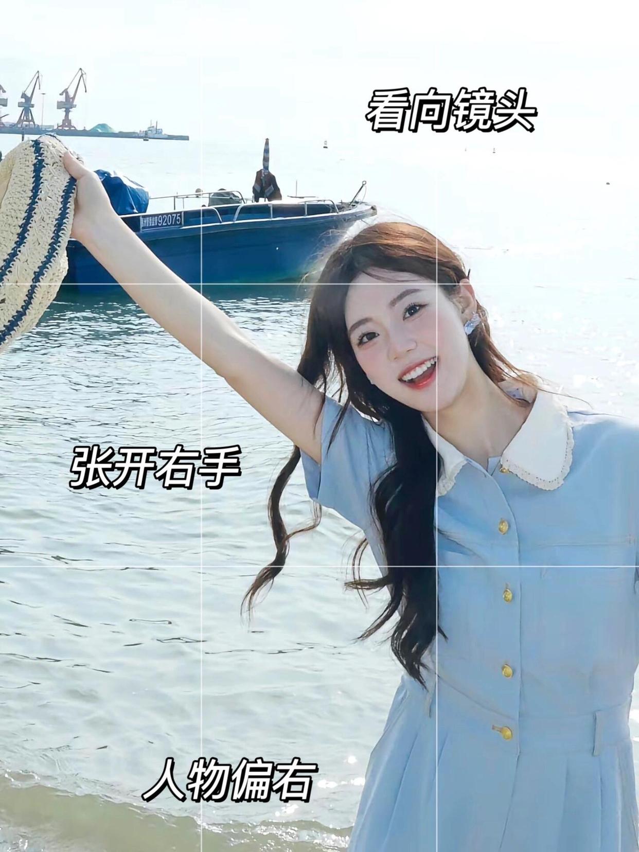 海边如何拍照,10个拍照姿势,动作越大越出片