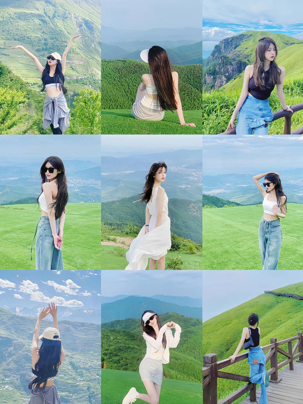 爬山拍照,9个拍照动作技巧,外出爬山拍照出大片