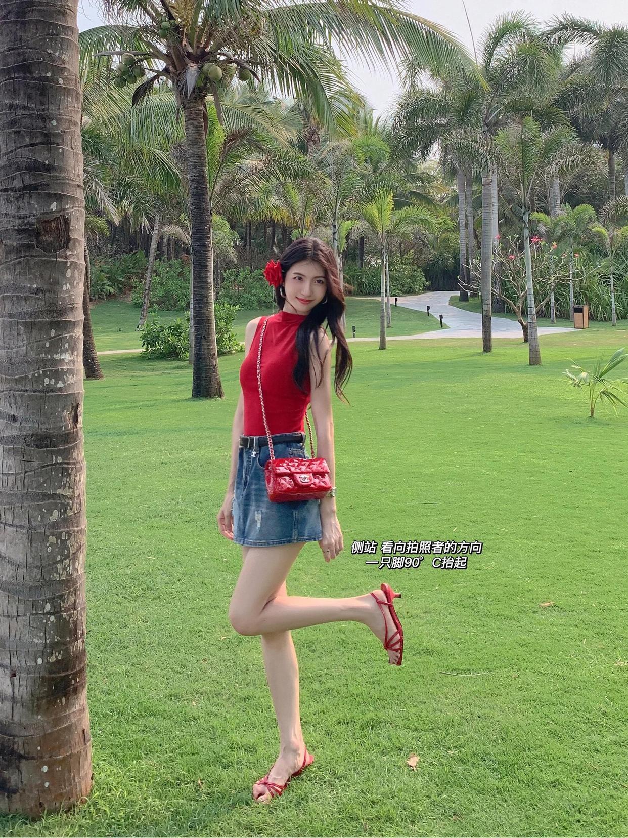 9个小幅度拍照姿势,简约大方又上镜,社恐女生拍照必备