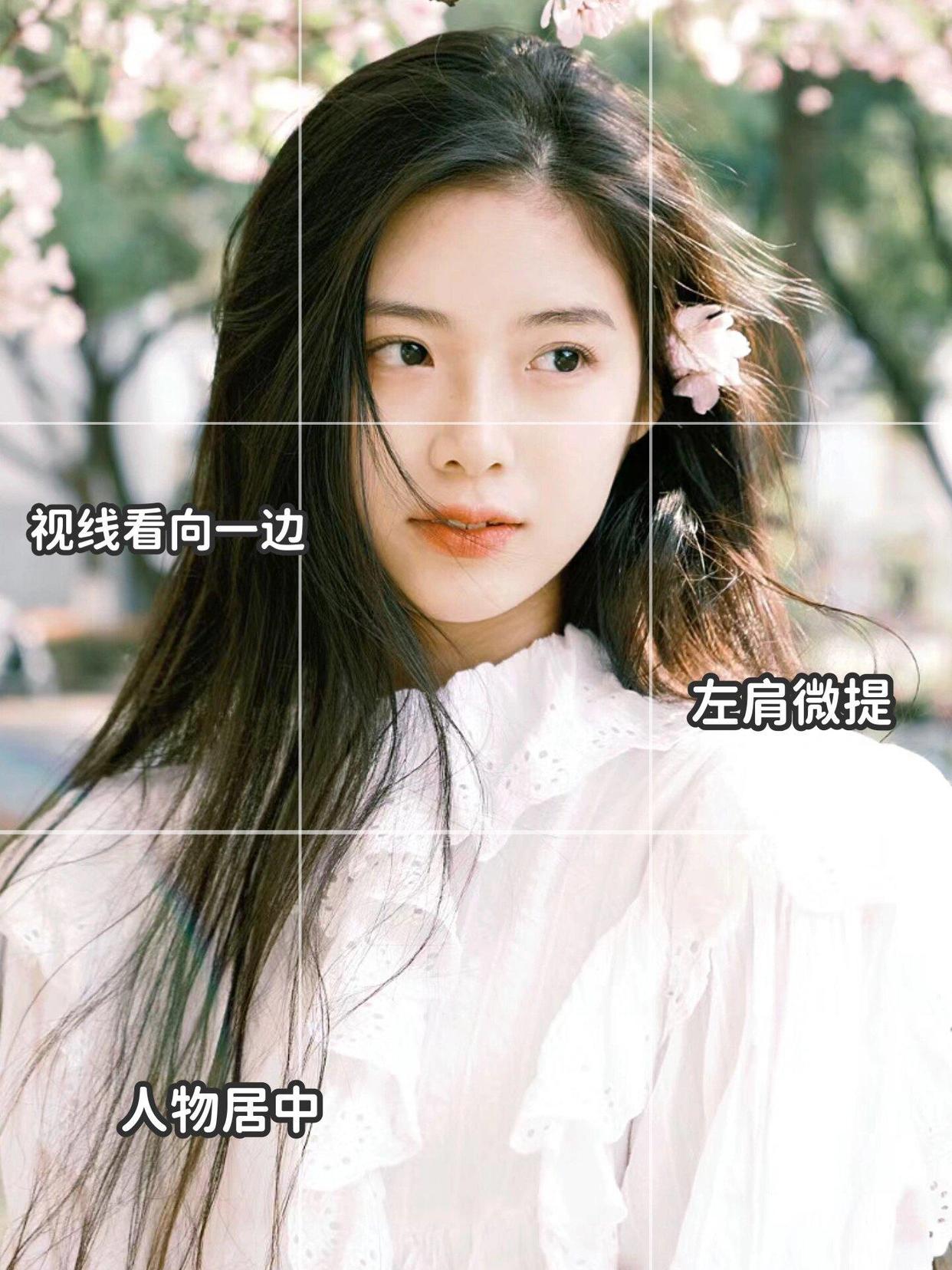 7个春天拍花姿势,简约好看,拍花花美仁更美