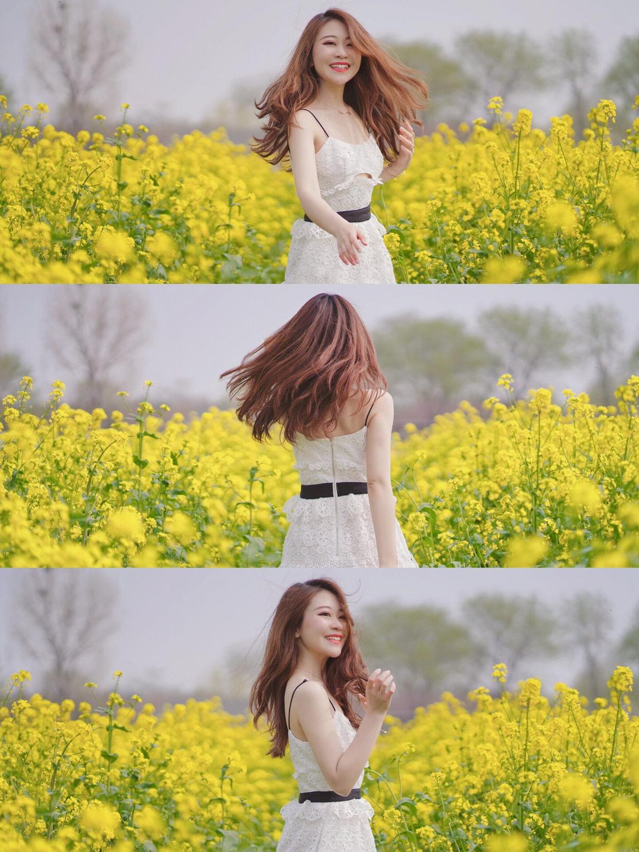 油菜花海怎么拍,9个拍照姿势,轻松拍出好看氛围感
