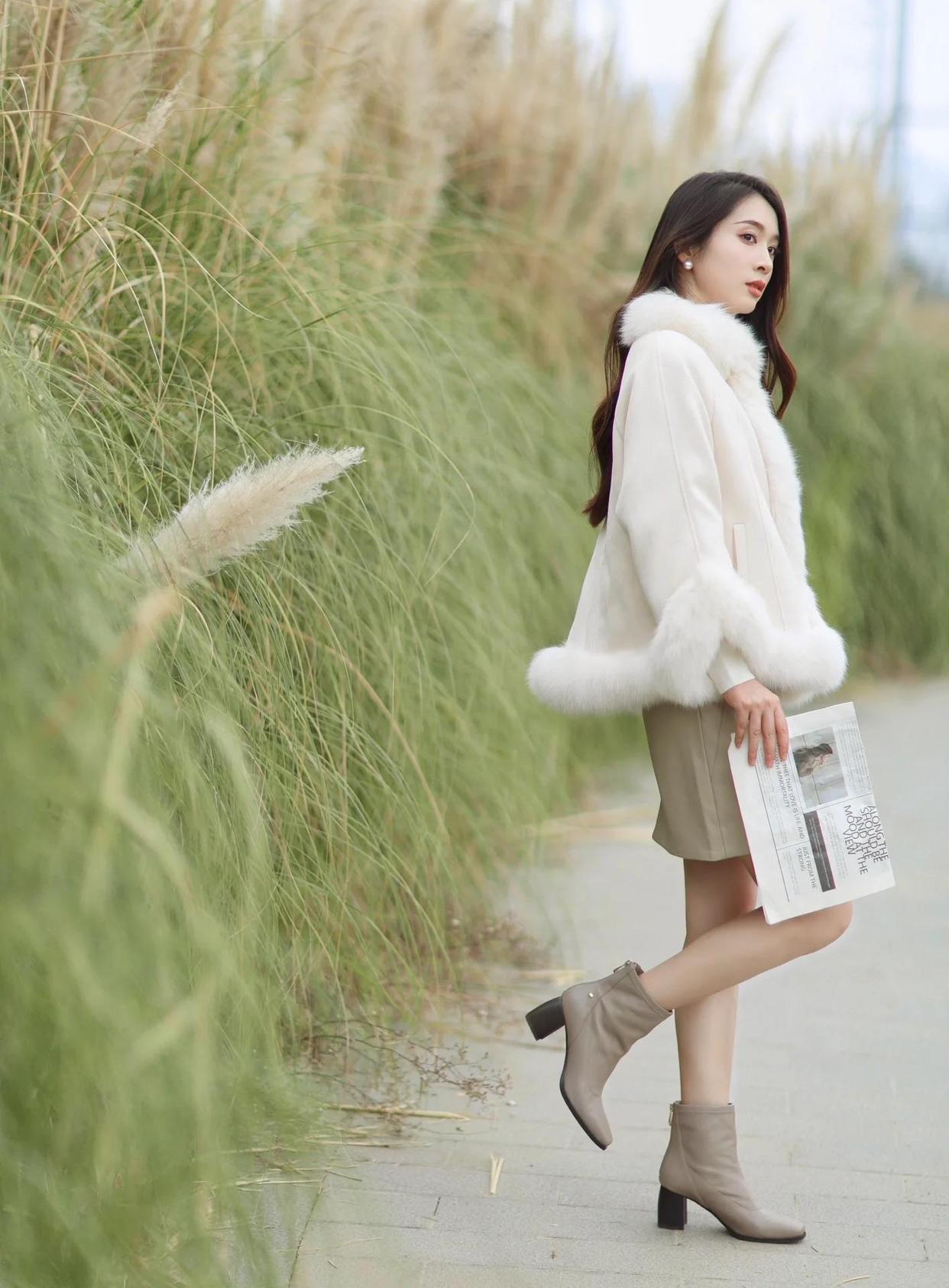 芦苇荡里拍人像,这些要点重点学,拍出简约高级大气美