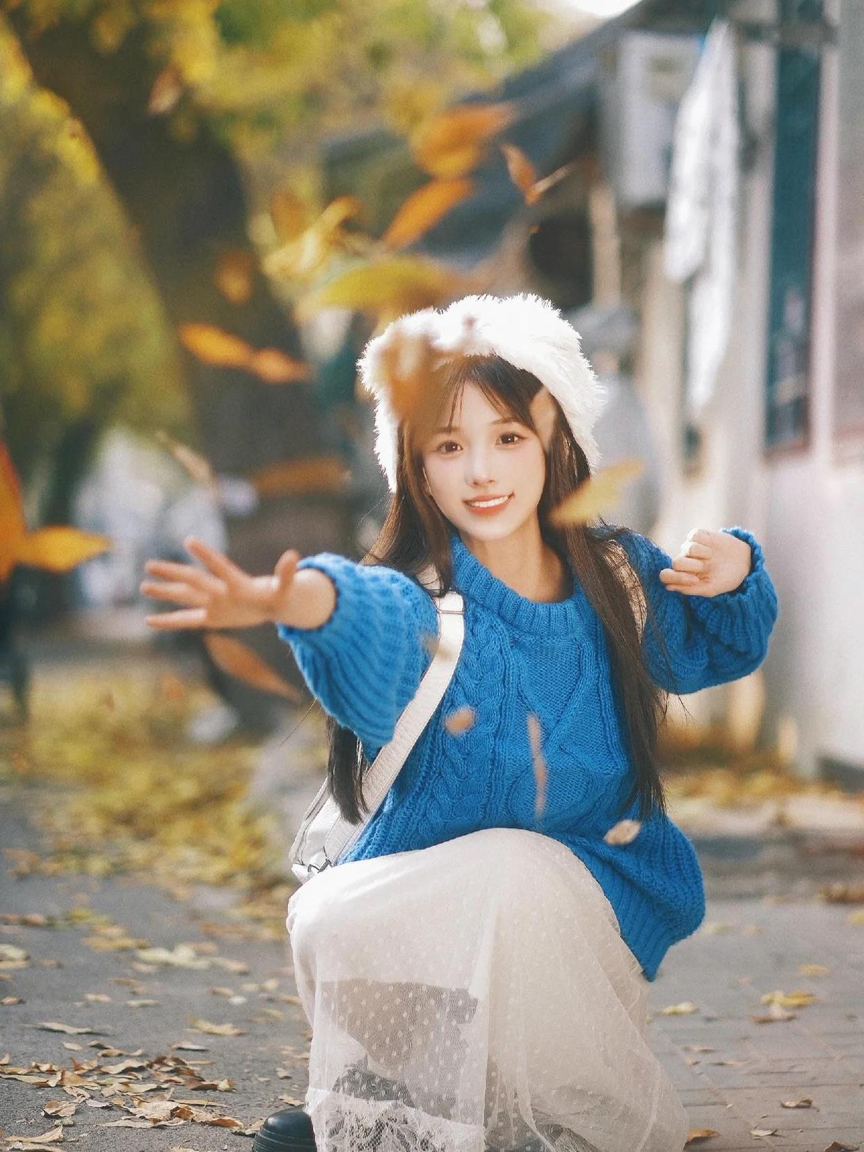 秋冬写真人像摄影,这7个技巧,文艺唯美拍照好看