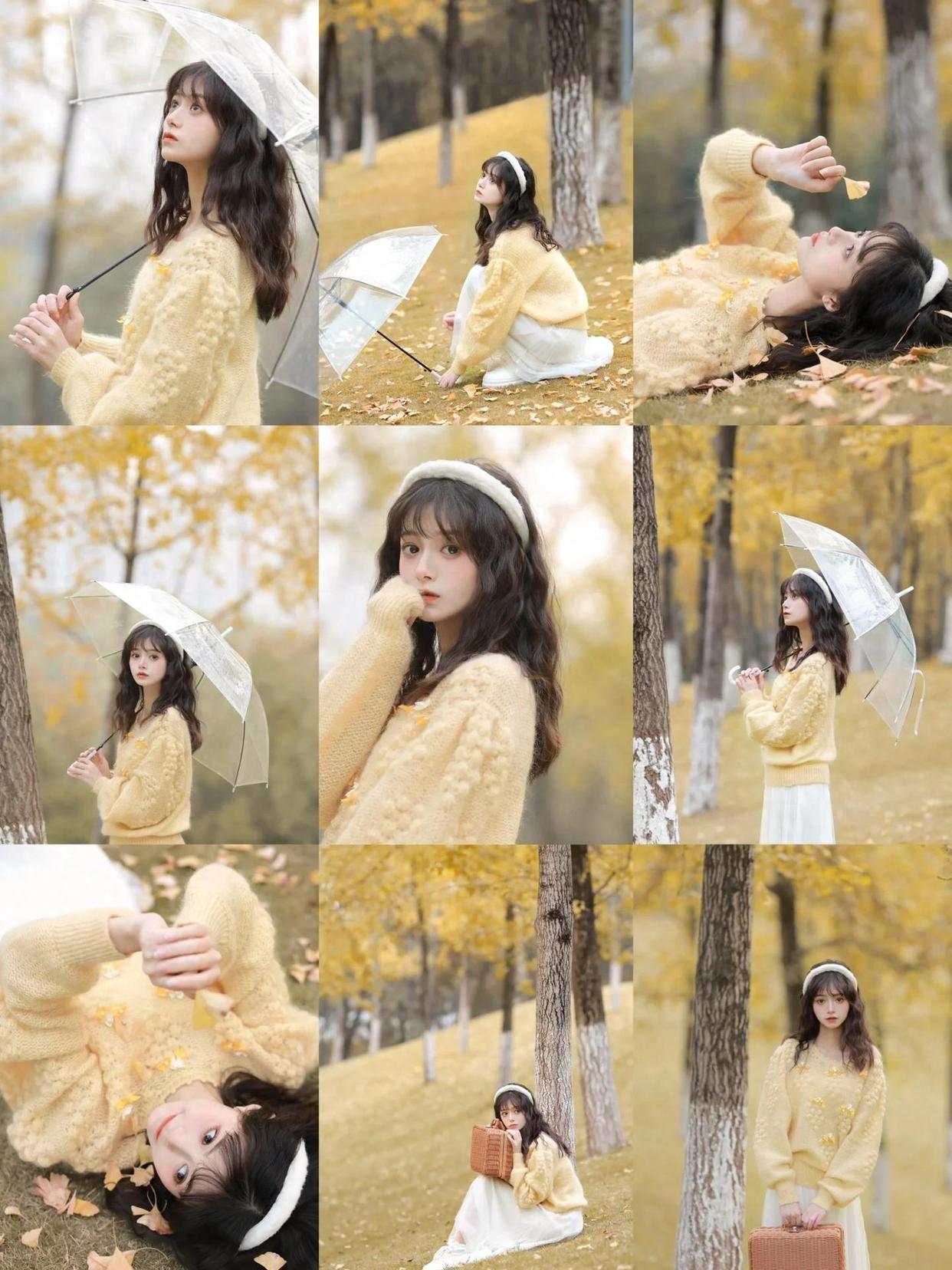 秋冬写真人像摄影,这7个技巧,文艺唯美拍照好看