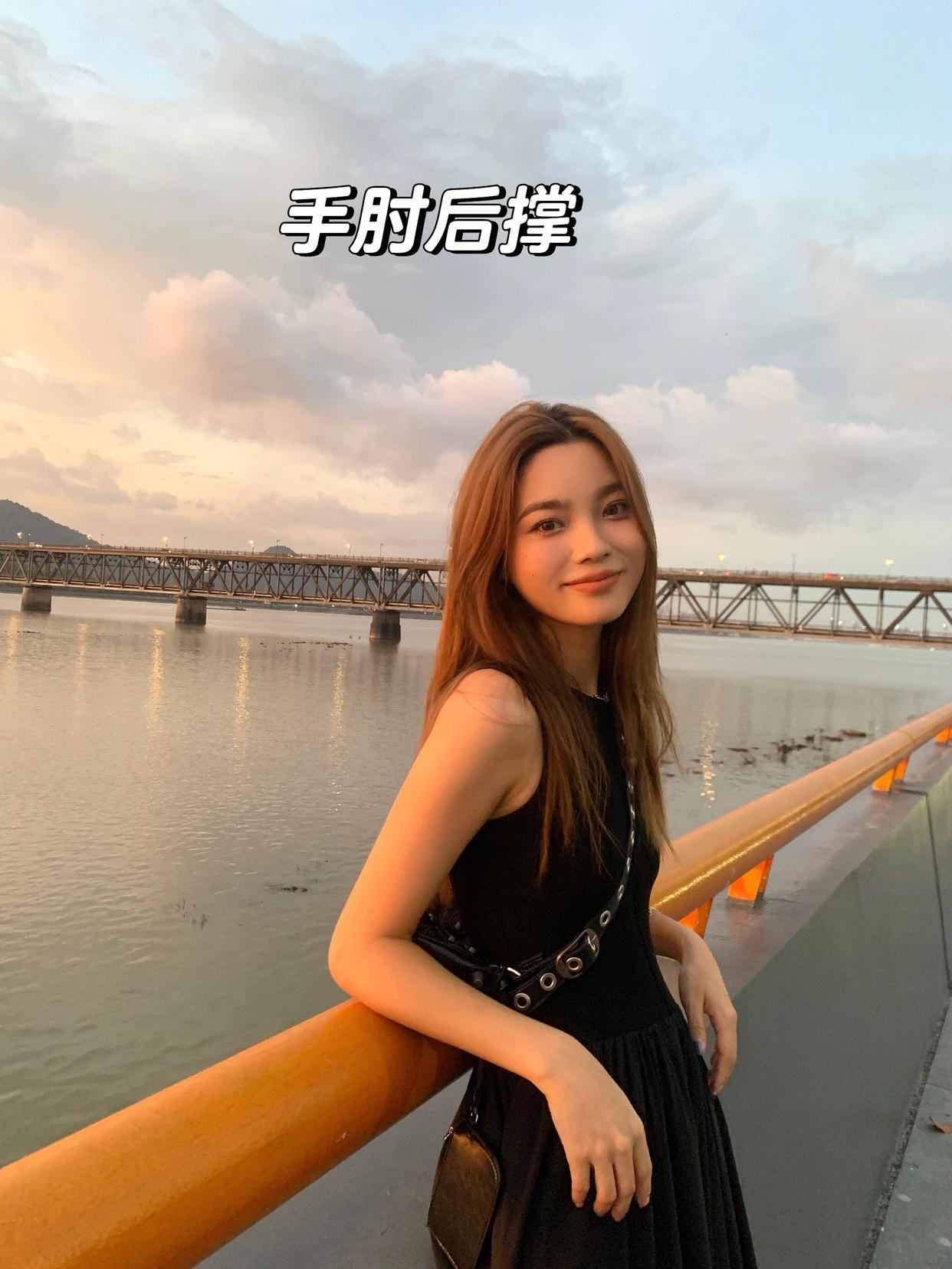 9个夕阳拍照姿势,一看就会,出片氛围感满满