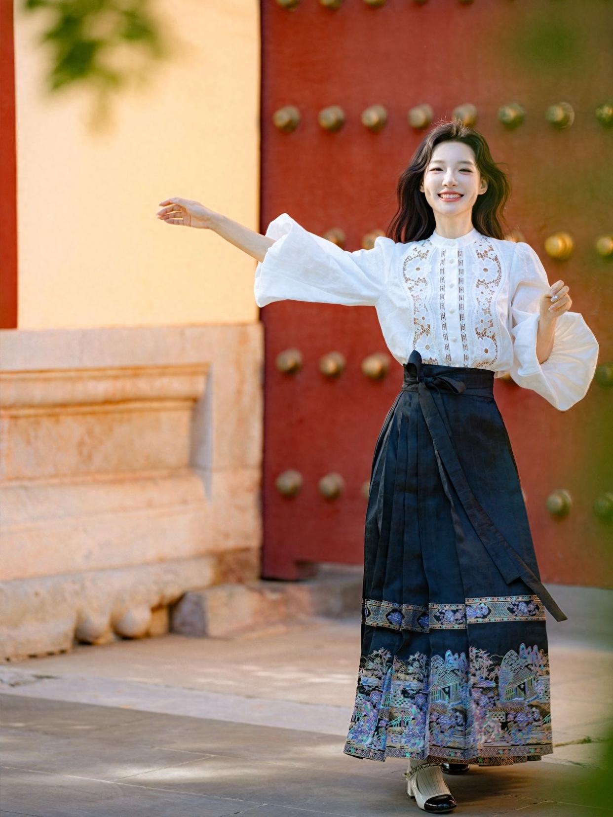 8个拍照姿势,简单易学,拍全身照气质好,又高又好看