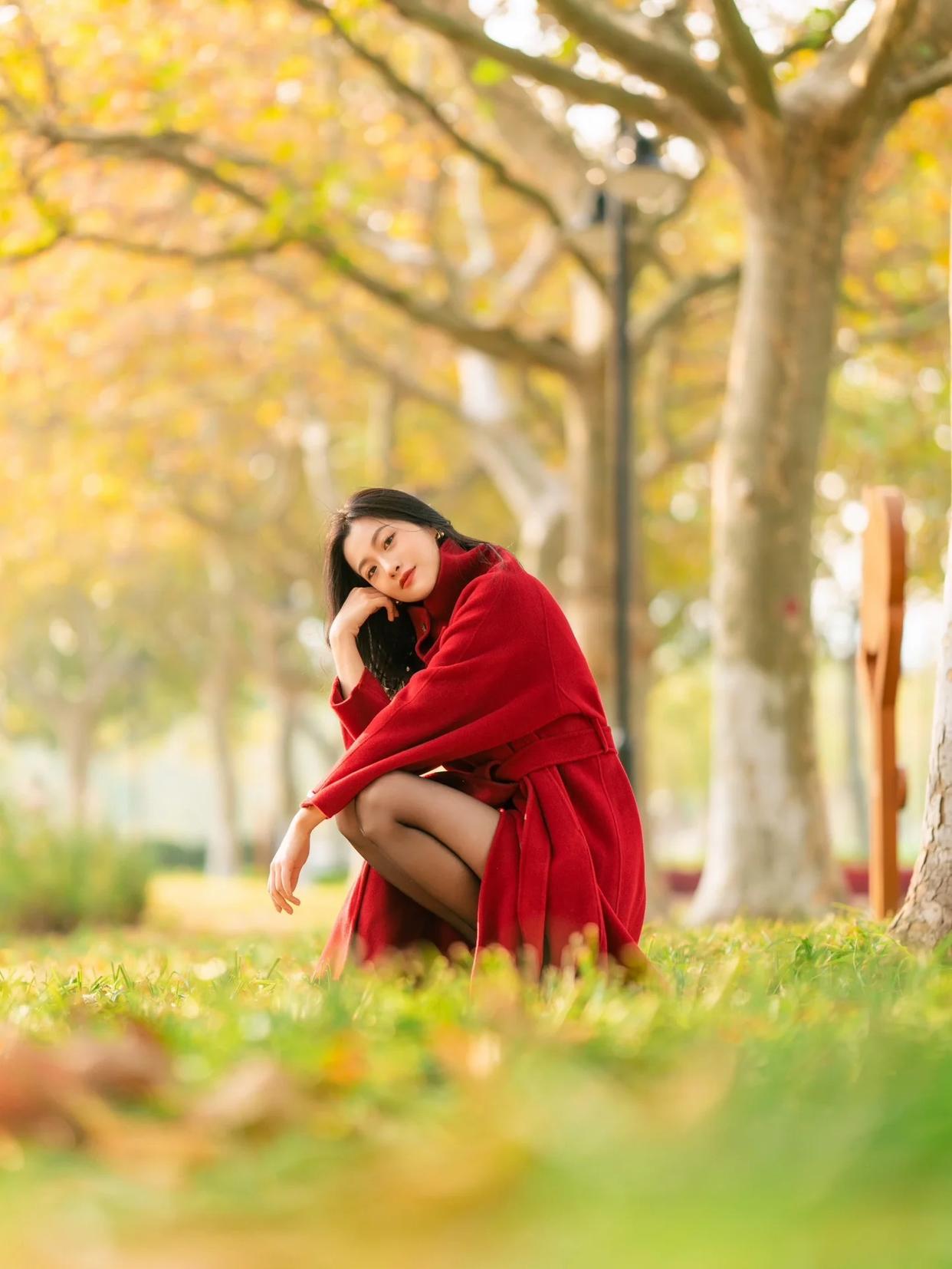 树林中拍气质优雅大片,8个技巧学起来,出片高级人很漂亮