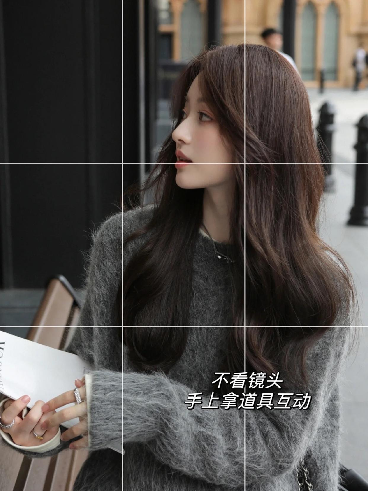 8个自然好看的拍照姿势,大方自然不做作,拍出你的各种美