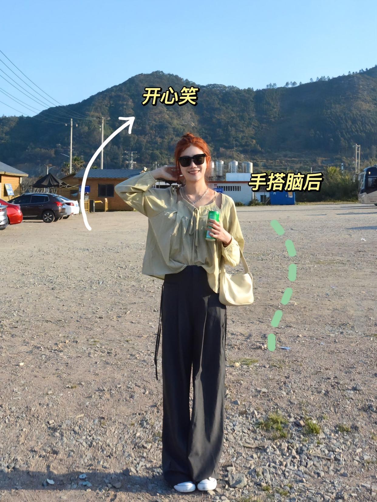 9个万能全身拍照姿势,这样拍,显高显瘦好看起来