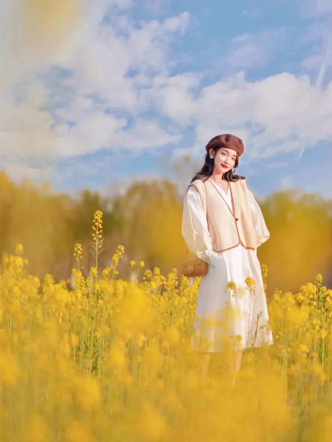 与花合影,10个简约实用的拍摄技巧,拍照出片率高人很美