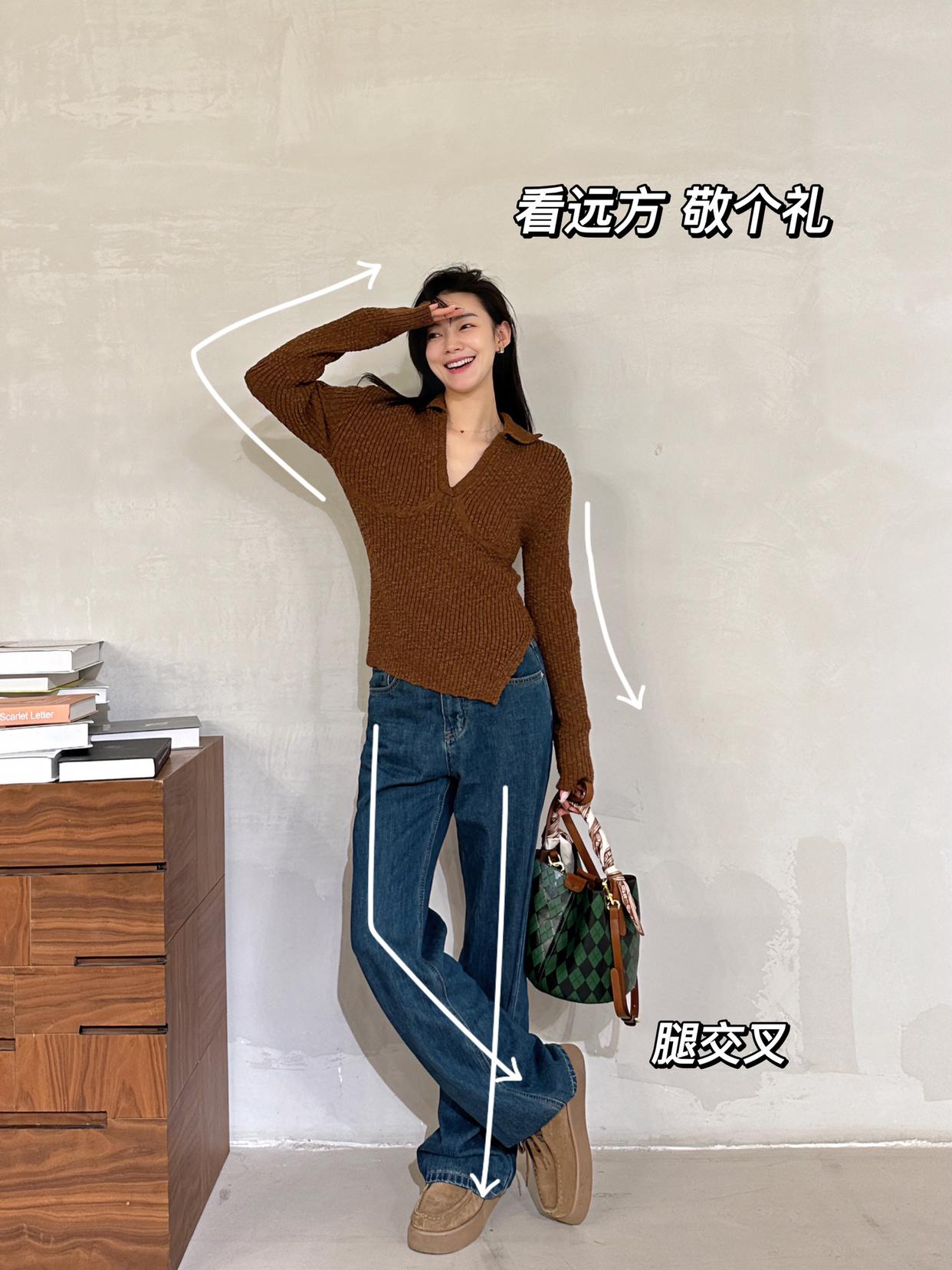 8个全身照、站姿照,这样摆拍,自然随意、好看不尴尬