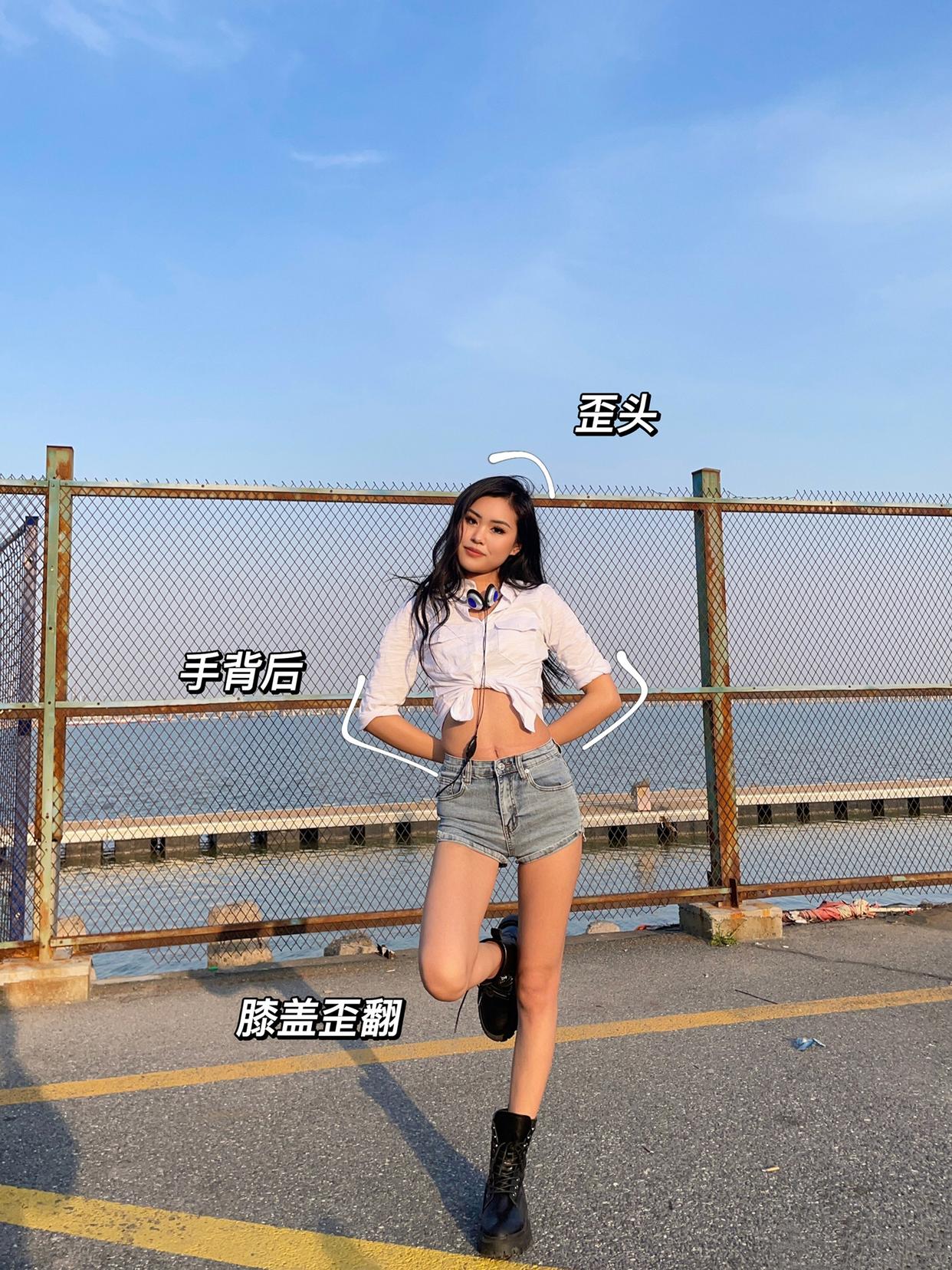 9个全身站姿拍照姿势,各有各的好看,教你拍出自然显高的全身照