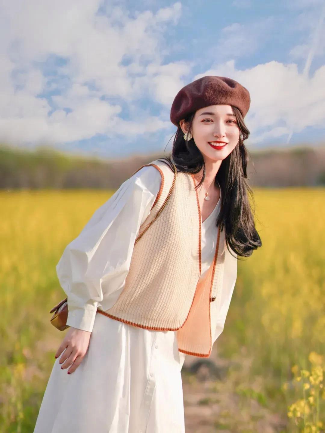 与花合影,10个简约实用的拍摄技巧,拍照出片率高人很美