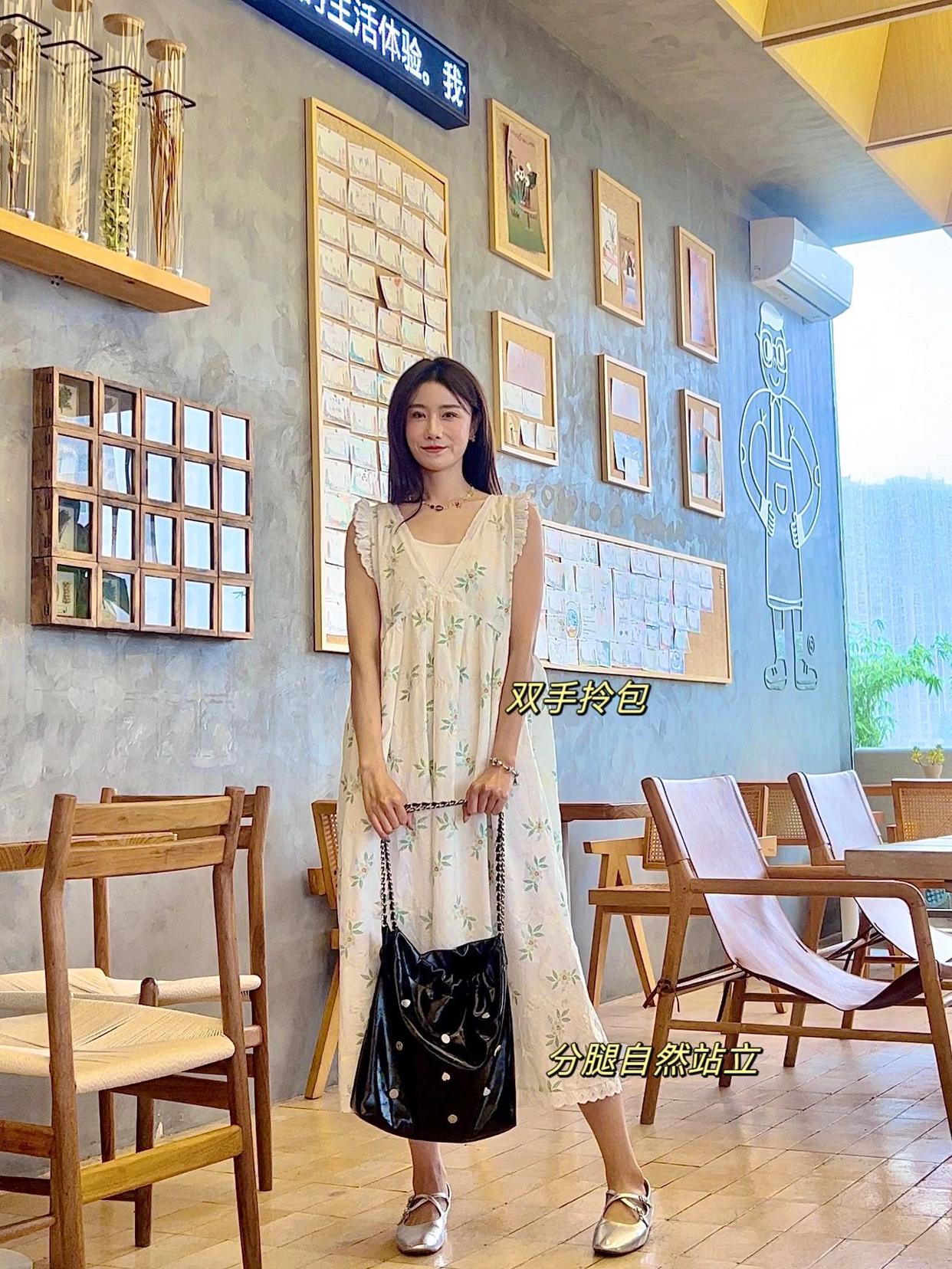 穿裙子拍照,9个万能拍照站姿,自然随意又好看