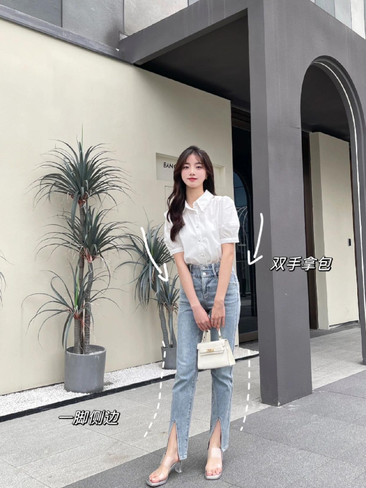 9个站姿拍照姿势,让你告别呆板拍照,站姿拍照更好看