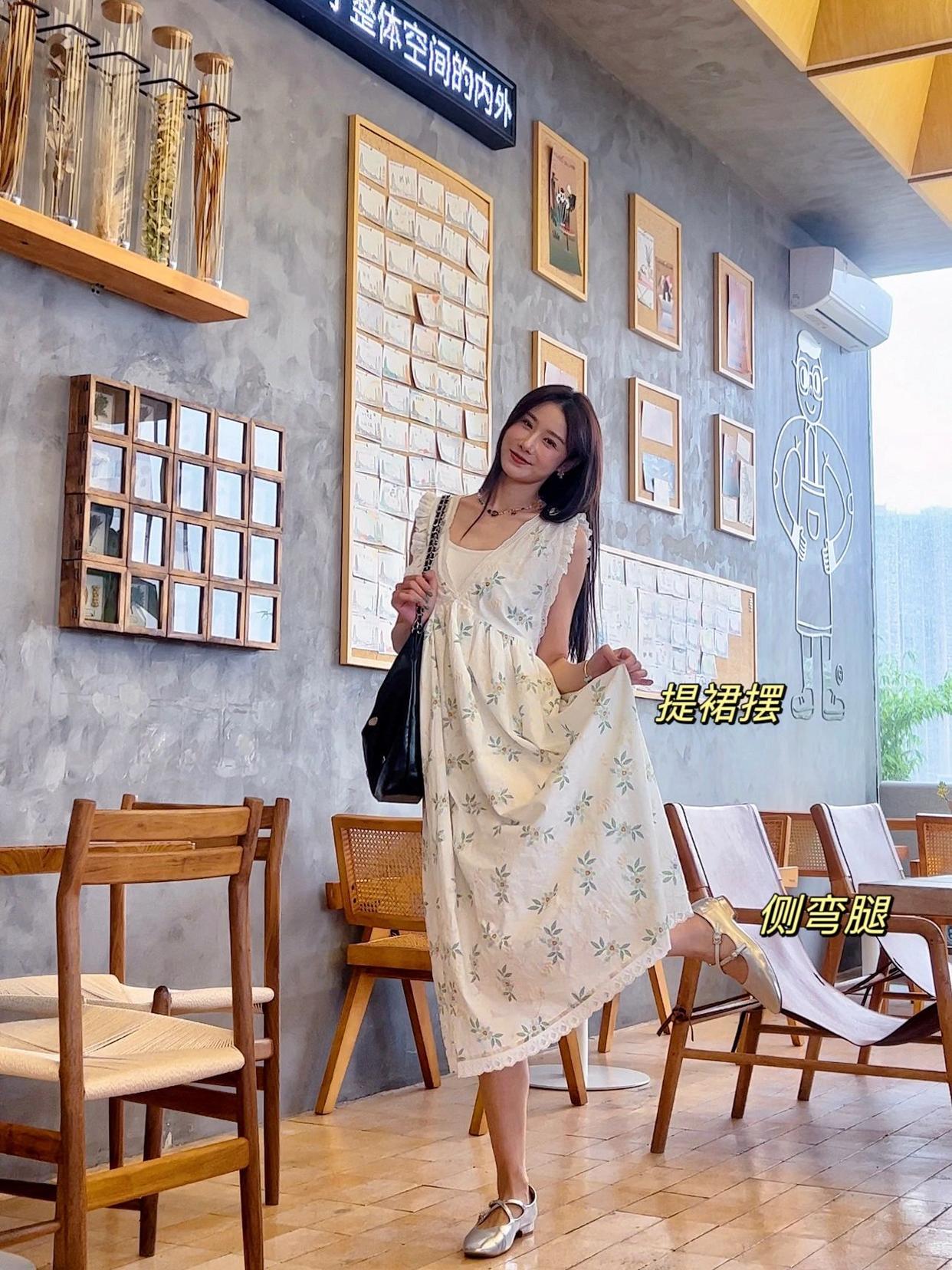 穿裙子拍照,9个万能拍照站姿,自然随意又好看