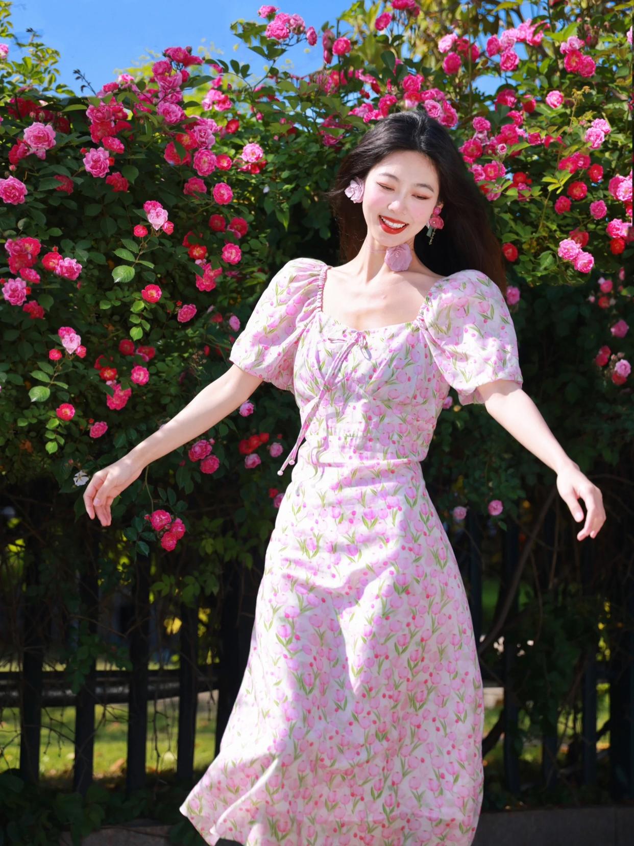花海、花墙人像拍出高级感,8个技巧重点学,人像漂亮美感十足
