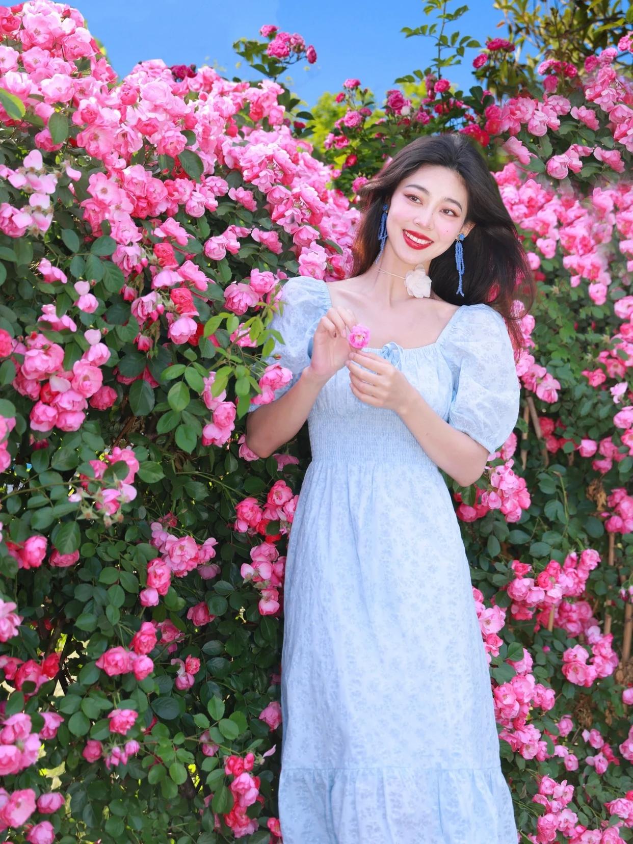 花海、花墙人像拍出高级感,8个技巧重点学,人像漂亮美感十足