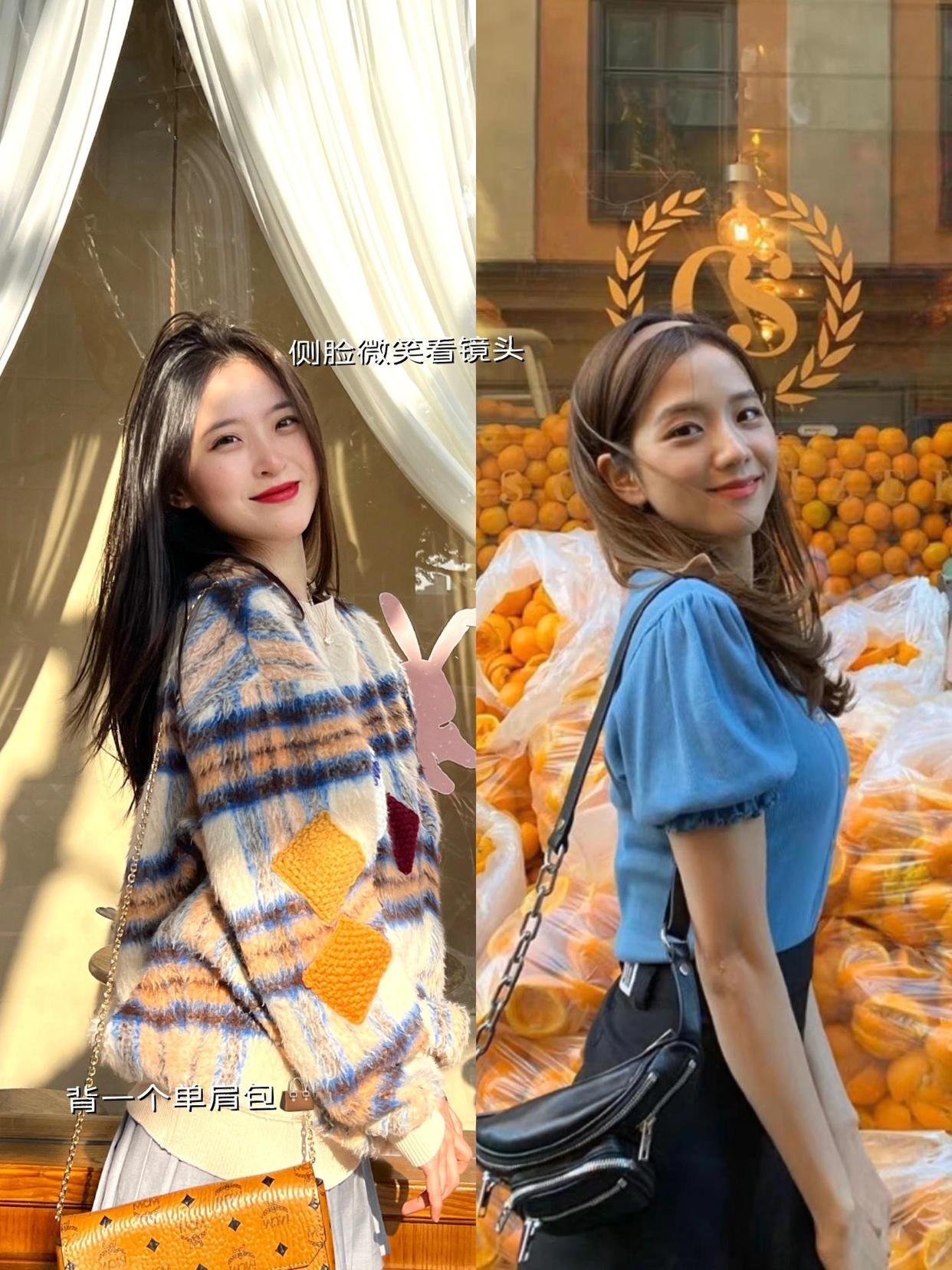 跟着明星拍照,真的很好看,9个拍照姿势,适合所有女生