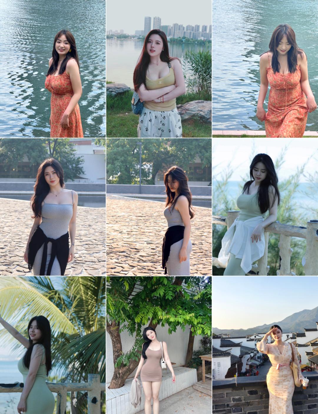 肉肉女生拍照,9个小动作,也能大方自信、漂亮气质显身材