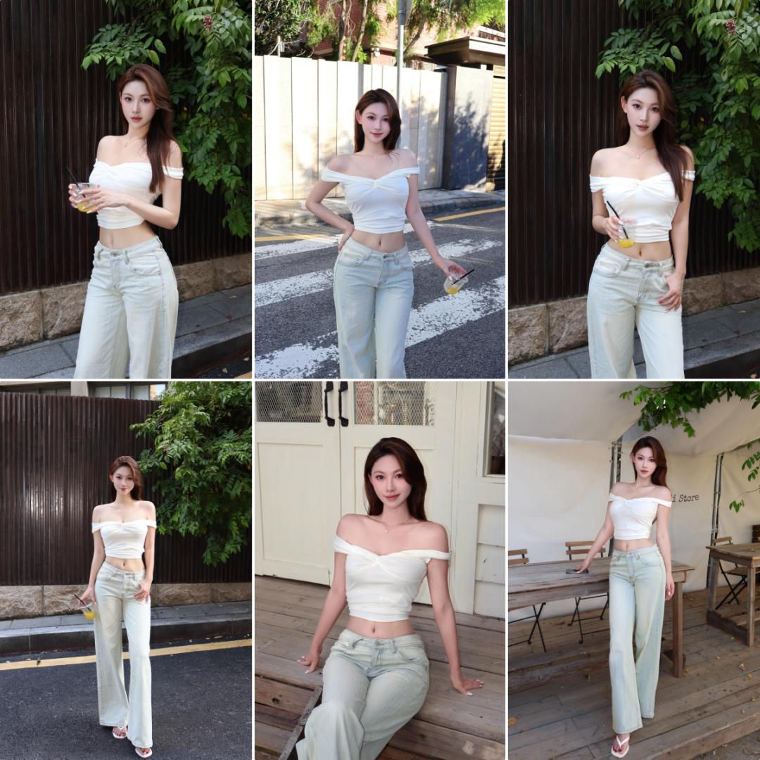 户外拍照,几个小动作,拍照又酷又美,时尚漂亮身材好