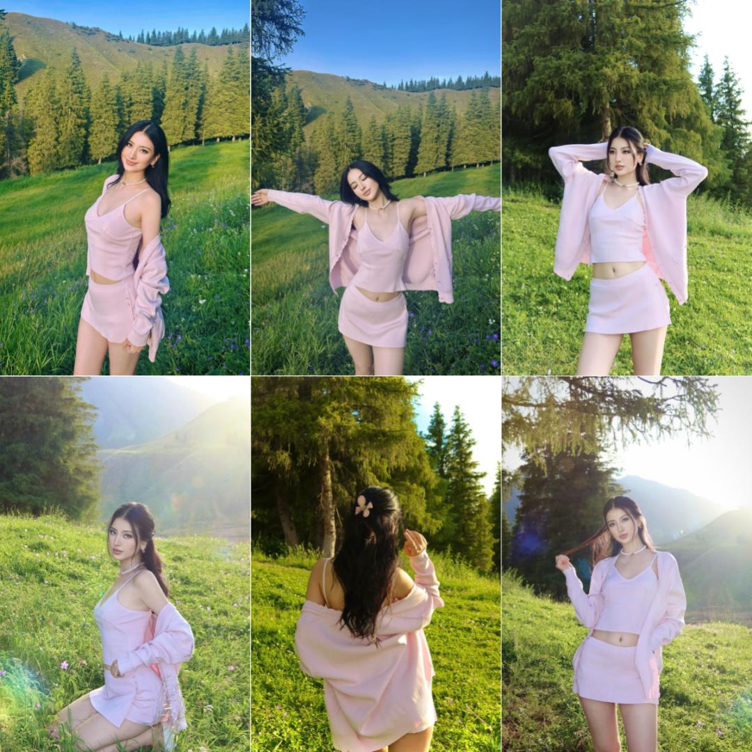 大自然拍照，几个小动作，拍照自然出片，好看又有生命力