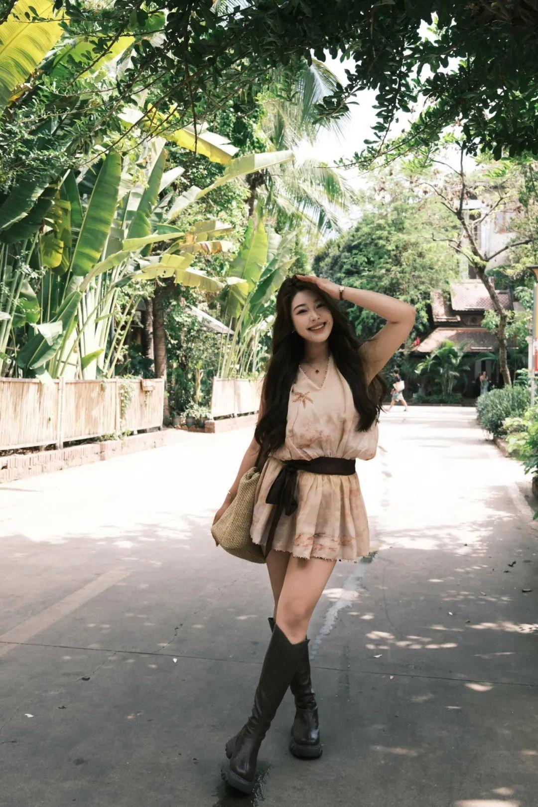 站姿全身照,9个拍照姿势,腿长好看,修身大长腿,拍出好身材